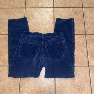 Vintage Corduroy Levi 505 blue
